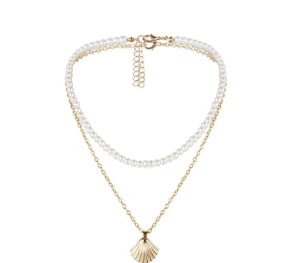 KISS WIFE Retro Pearl Choker Necklaces for Women