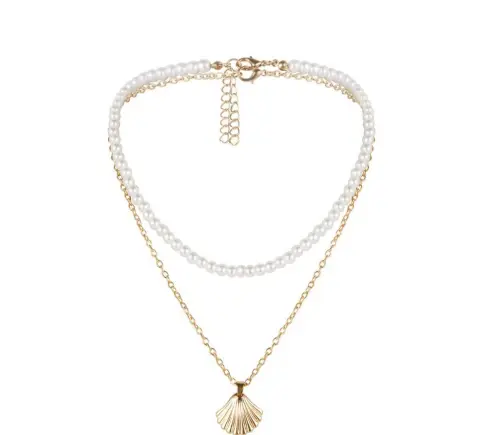 KISS WIFE Retro Pearl Choker Necklaces for Women