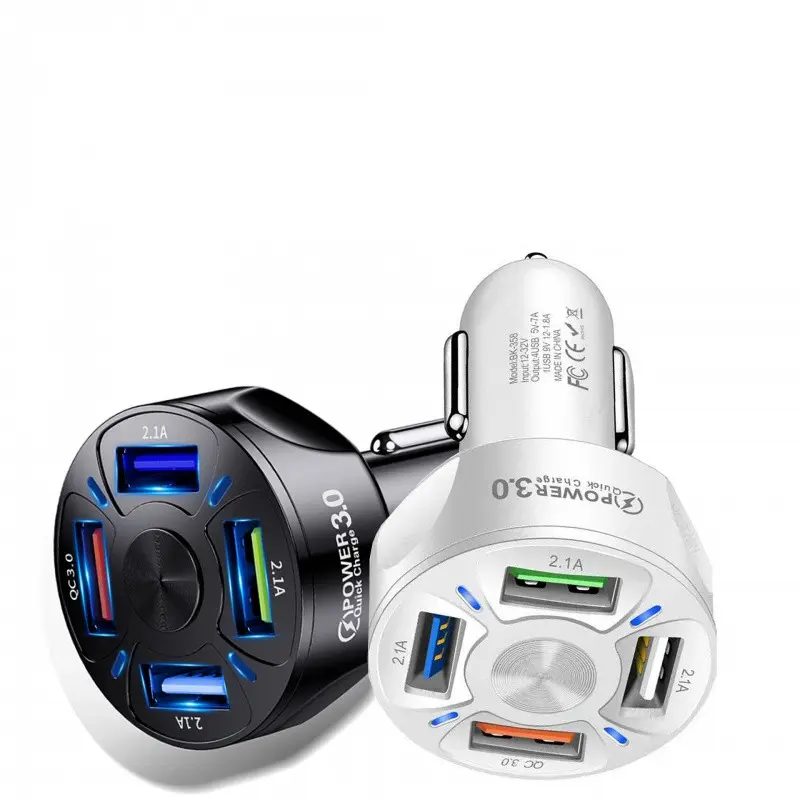 Fast Charge Car Charger One for Four Car Mobile