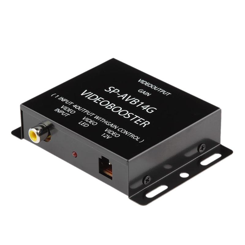 Video Splitter Av Video Splitter Car 4-Way Splitter One-In-Four Video Amplifier One-In And Four-Out - Image 4