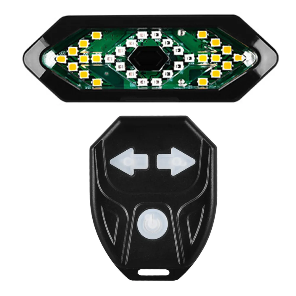 Smart Remote Control Turn Signal Charging Mountain Waterproof Taillight Night Bike With Horn Warning Light