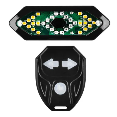 Smart Remote Control Turn Signal Charging Mountain Waterproof Taillight Night Bike With Horn Warning Light