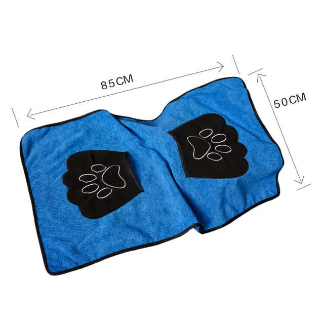 Universal Bath Towel For Cats And Dogs, Absorbent Thickening Pet Supplies, Quick Drying Towel, Multi Color Multi Function Cotton Fiber Bath Towel ... Blue - Shop at LoveMi