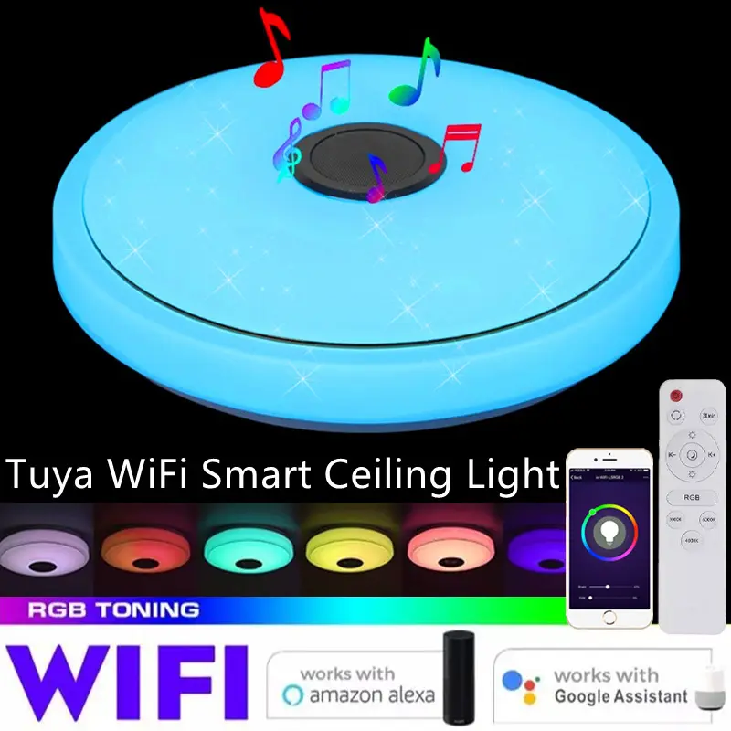 Tuya Wifi Smart Ceiling Light Led Colorful