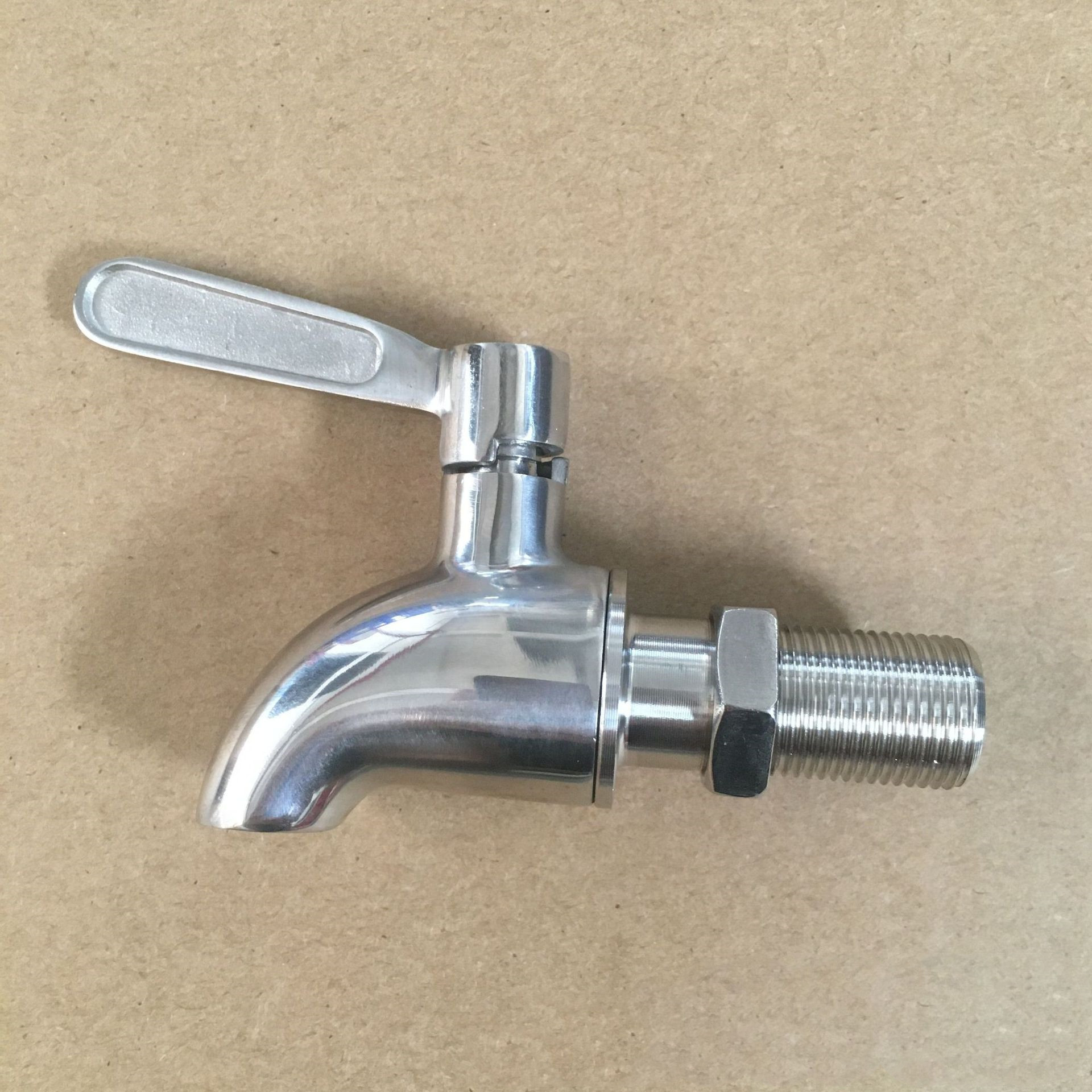 Mingbiao 304 Stainless Steel T-Shaped Beer Barrel Faucet Red Wine Juice Faucet Single Handle Faucet Manufacturer Wholesale