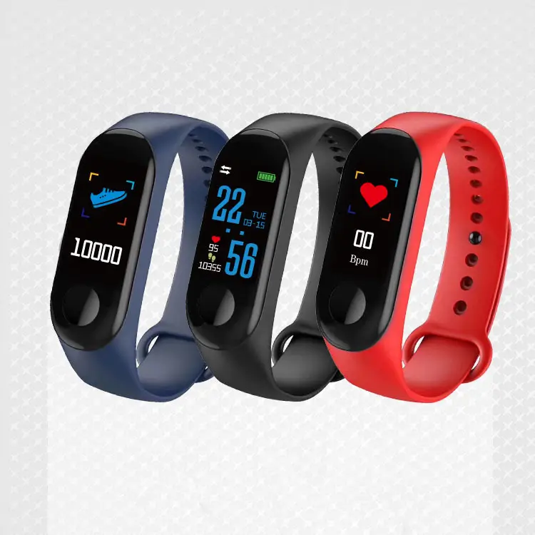 M3 Smart Bracelet Color Screen Heart Rate