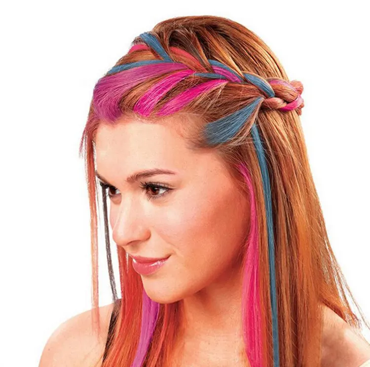 TV Hair Dye Tool Hot Huez One-Time Dye Powder