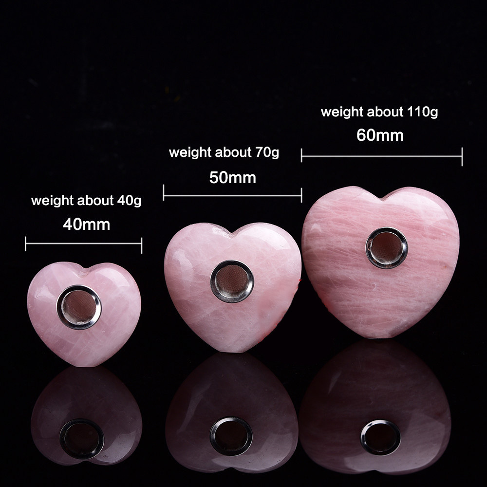 Love Play Pipe Smoking Pipe Smoking Pipe Cross-Border Gemstone Polished East China Sea Wholesale — foto 5