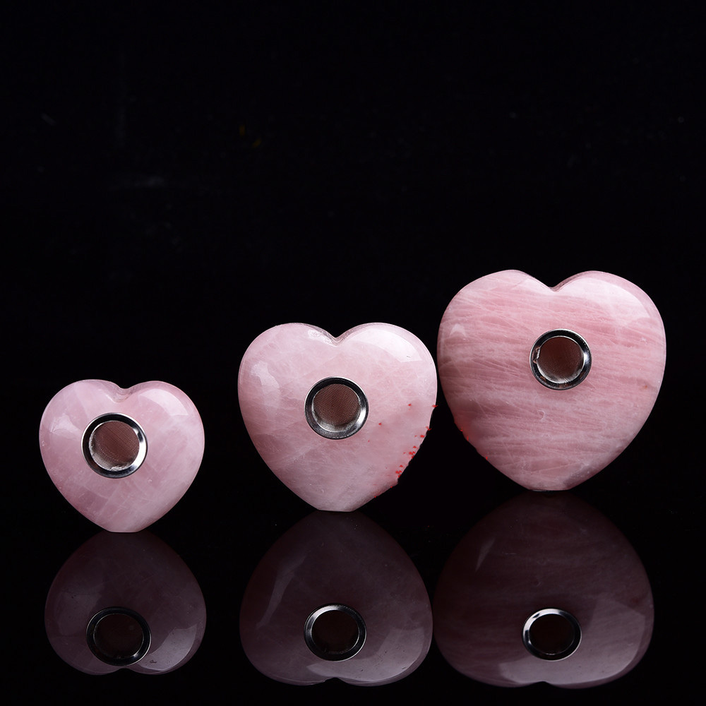 Love Play Pipe Smoking Pipe Smoking Pipe Cross-Border Gemstone Polished East China Sea Wholesale — foto 3