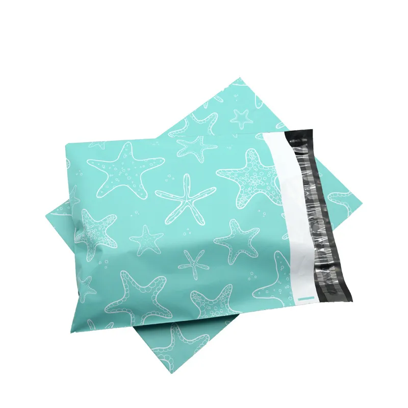 10x13'' 25x33cm Printed Poly Mailer Packaging Envelopes with Self Seal Courier Storage Bags Clothes Mailers Packaging Bags