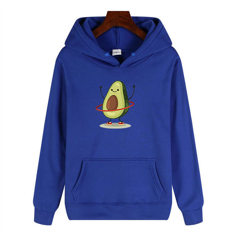 Skipping Rope Avocado Print Hoodie