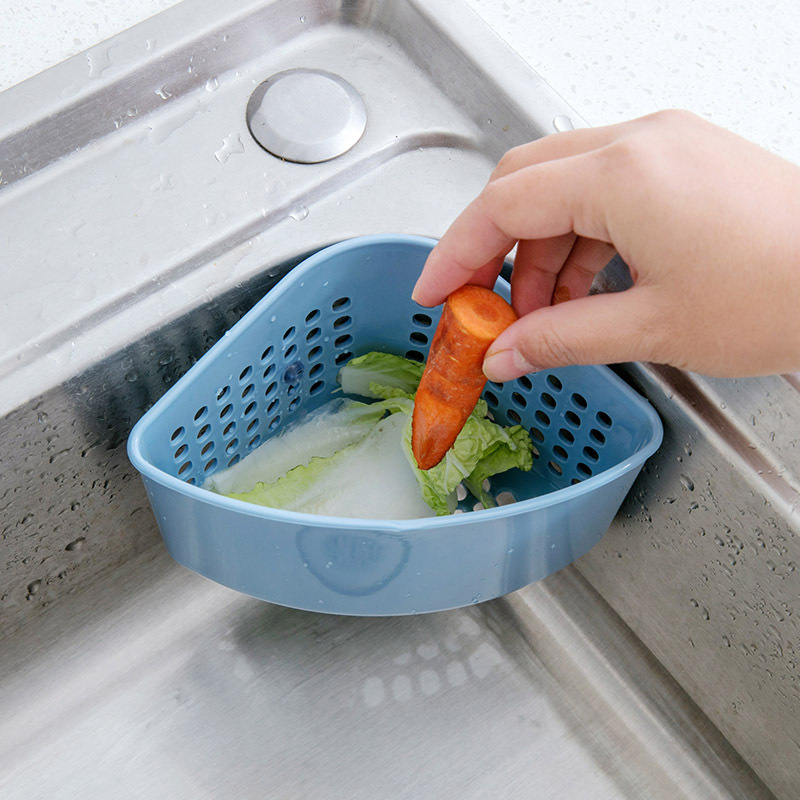 Title 7, Sink Triangle Drain Basket Plastic Hanging Bask...