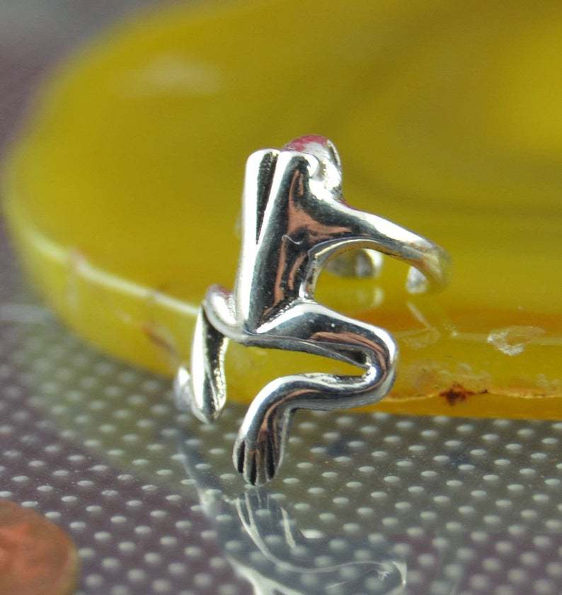 Little Frog Earrings Vintage Tree Frog Earrings