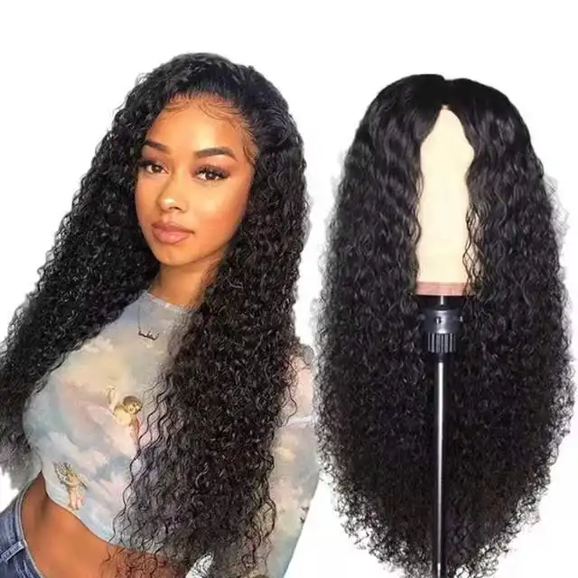 Front Lace Chemical Fiber Long Curly Hair