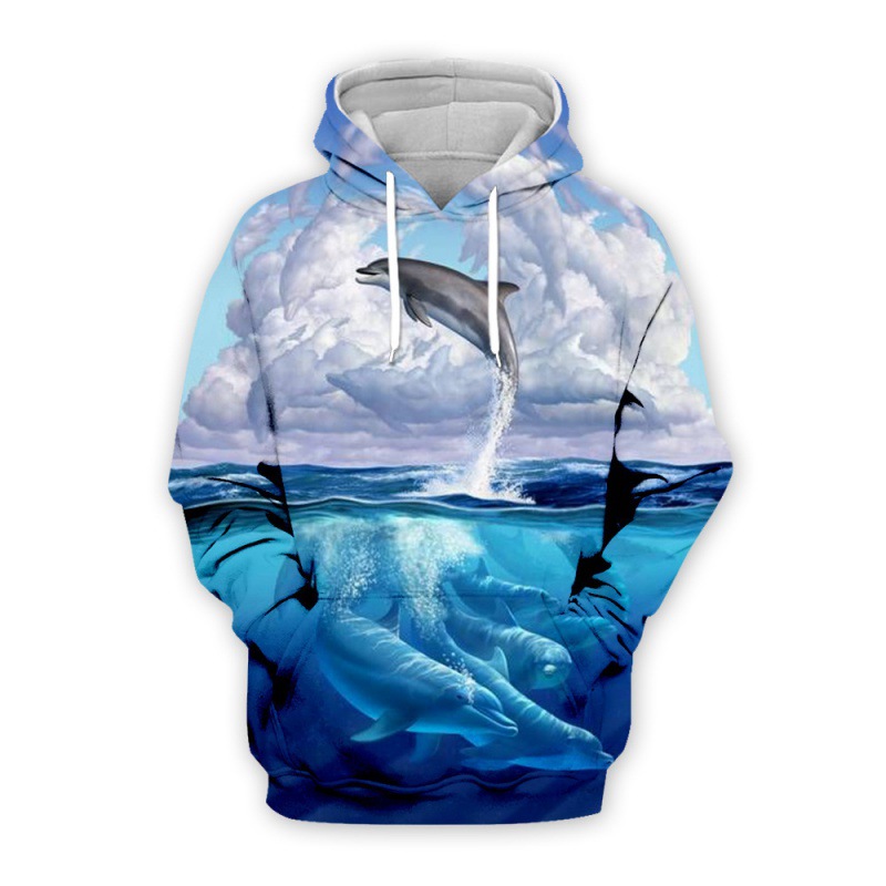 Title 2, Sudadera con capucha con estampado digital 3D p...