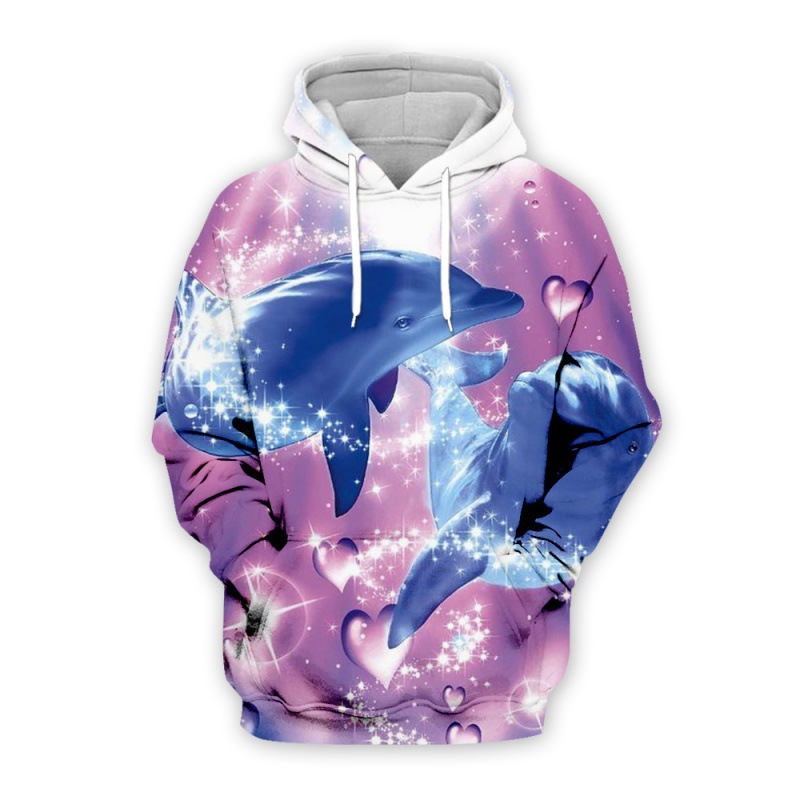 Title 5, Sudadera con capucha con estampado digital 3D p...