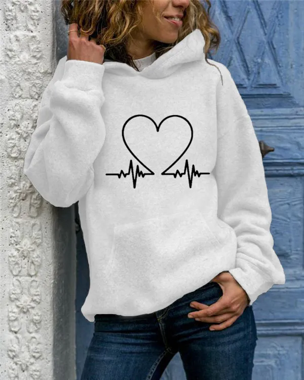 Women's Pullover Round Neck Loose Fitting Sweater White - Shop at LoveMi