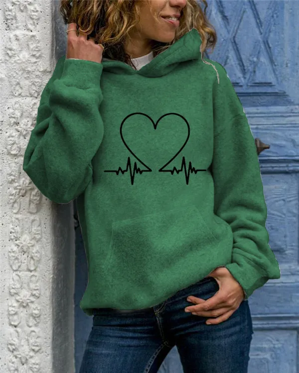 Women's Pullover Round Neck Loose Fitting Sweater Green - Shop at LoveMi