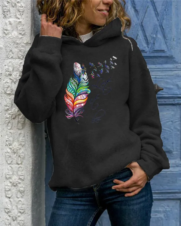 Women's Pullover Round Neck Loose Fitting Sweater 1 Black - Shop at LoveMi