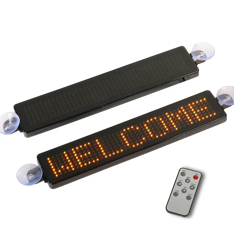 Z741 English Led Car Screen Remote Control Car Rear