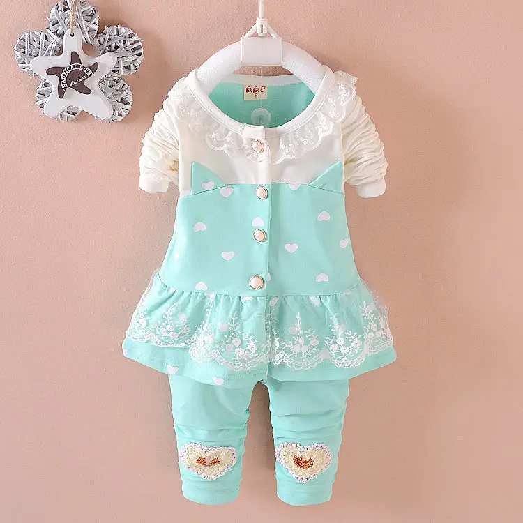 Spring New Girl Suit Fashion Children's Hakama Suit Cartoon Long-sleeved Children's Clothing
