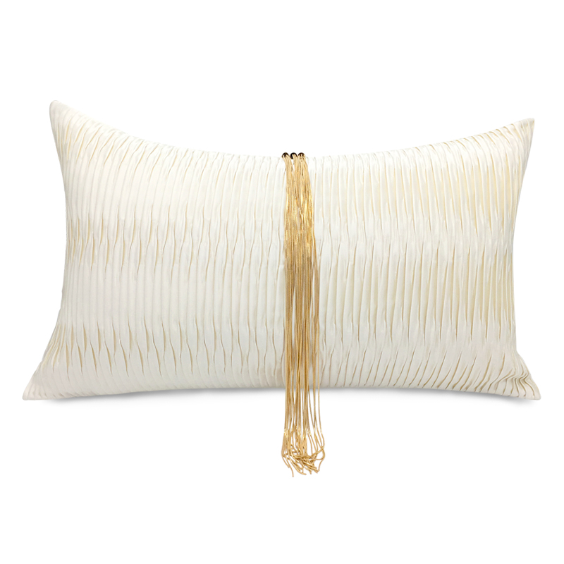 Pearl White Throw Pillow