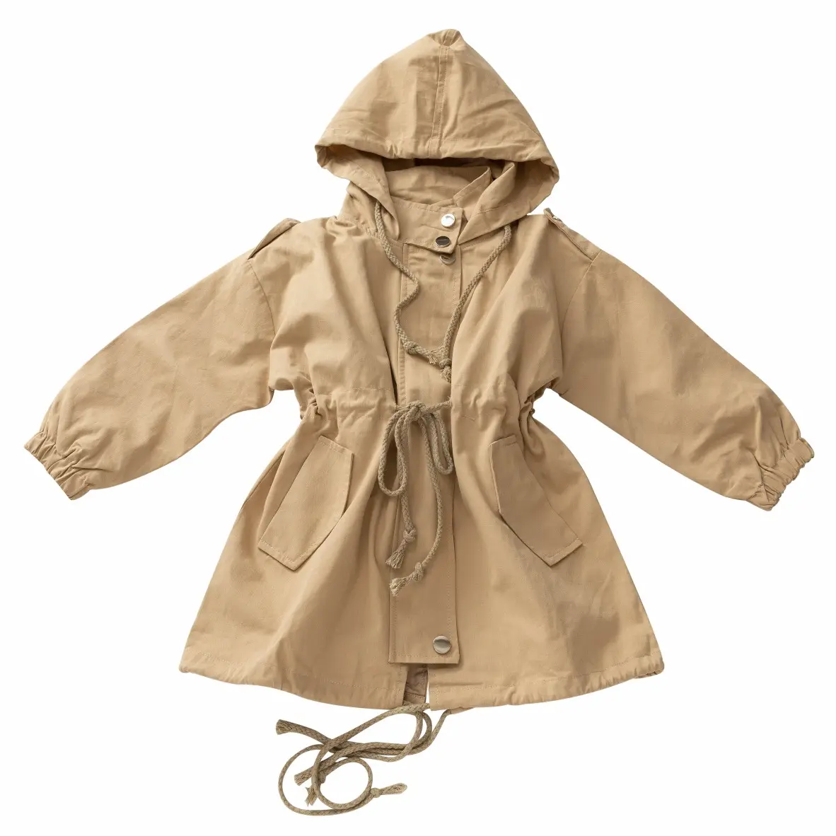 Children'S Windbreaker Foreign Style Spring Mid-Length Baby