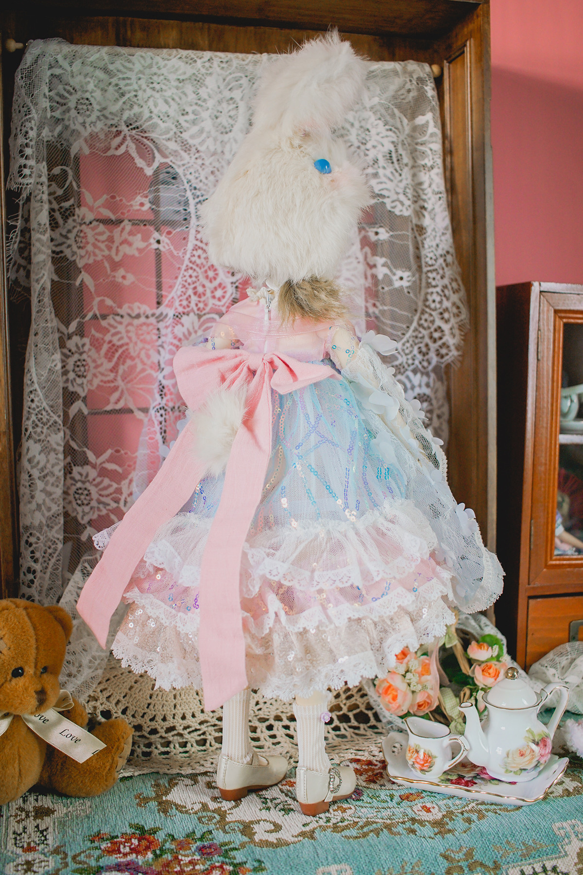 New  DUKE'S JEWEL BJD346 Points Giant Baby Cartoon Girl Baby Skirt Rabbit Little Fairy