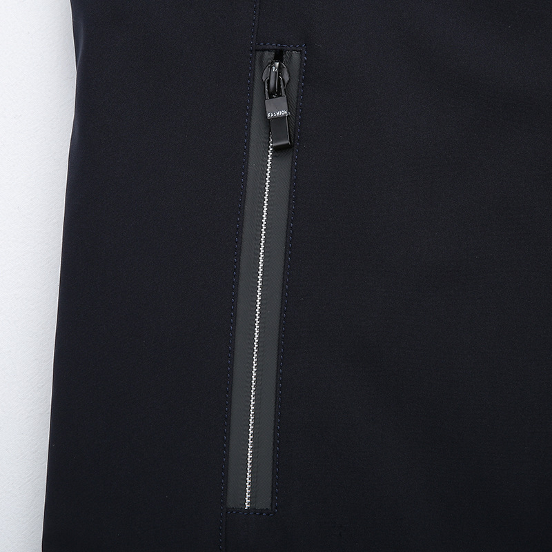 Middle-aged And Elderly Casual Thin Baseball Collar Jacket