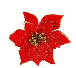 Christmas Decoration 13cm Christmas Simulation Flower
