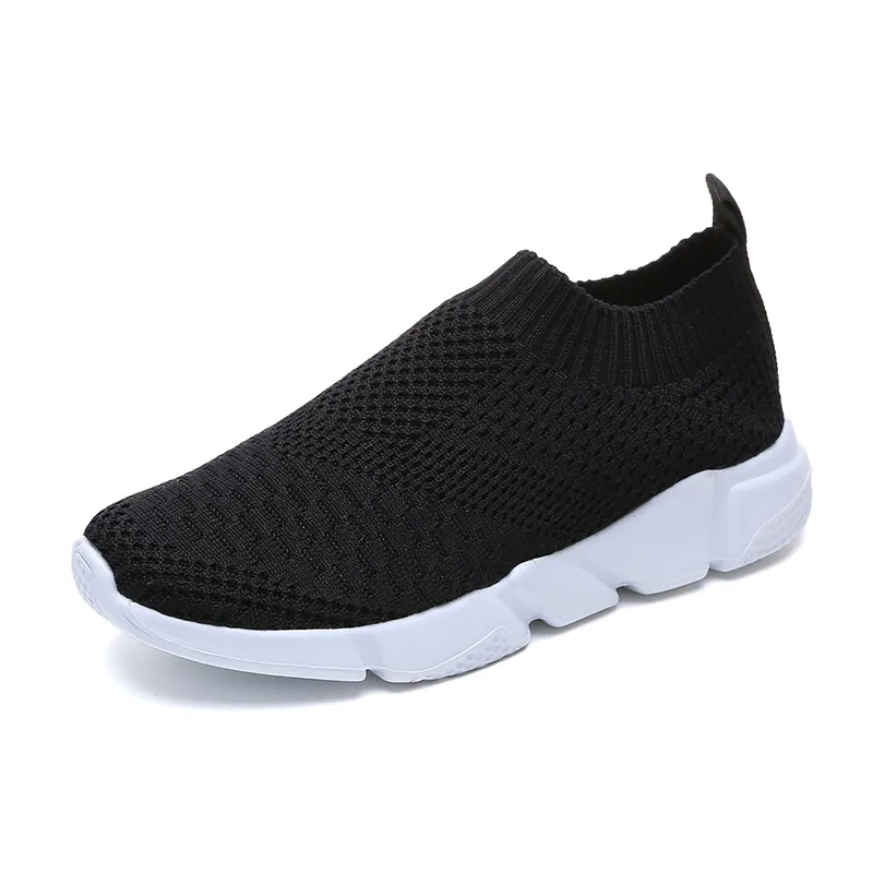 Feizhi Women'S Shoes Korean Fashion And Comfortable Flat-Heel Casual Sports Women'S Shoes - Black