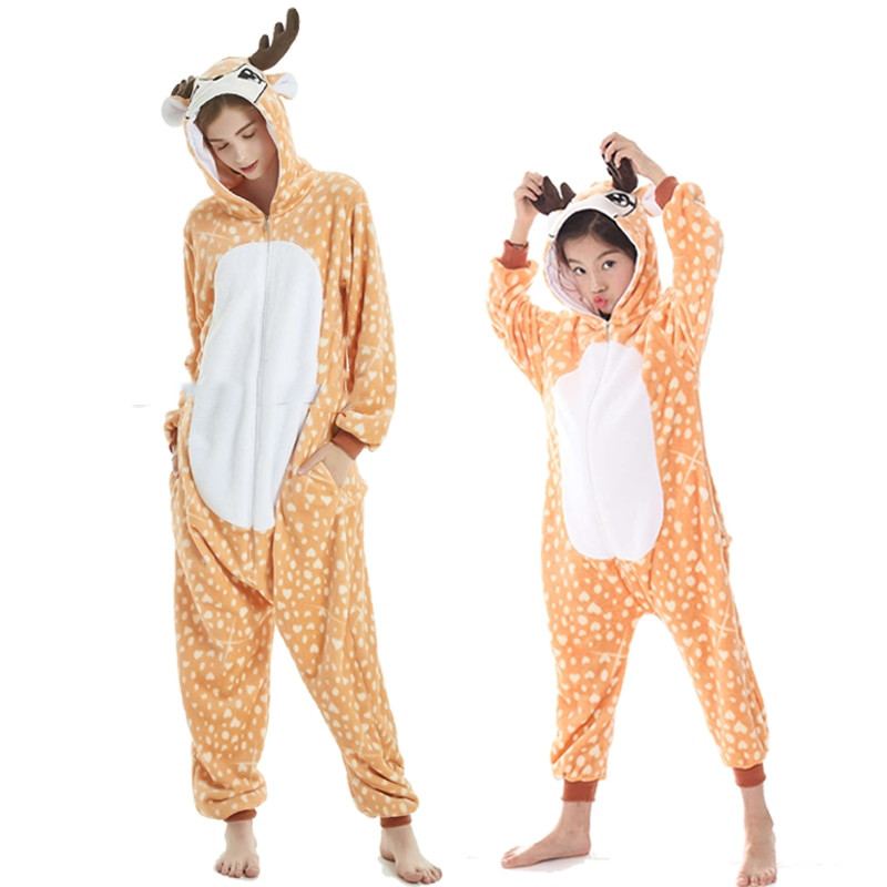 Title 2, Flannel Cartoon One-piece Pajamas