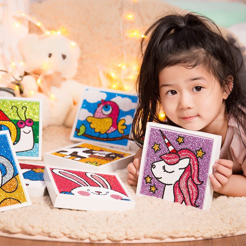 Diamond Painting With Frame Handmade Diy Making Educational Toys