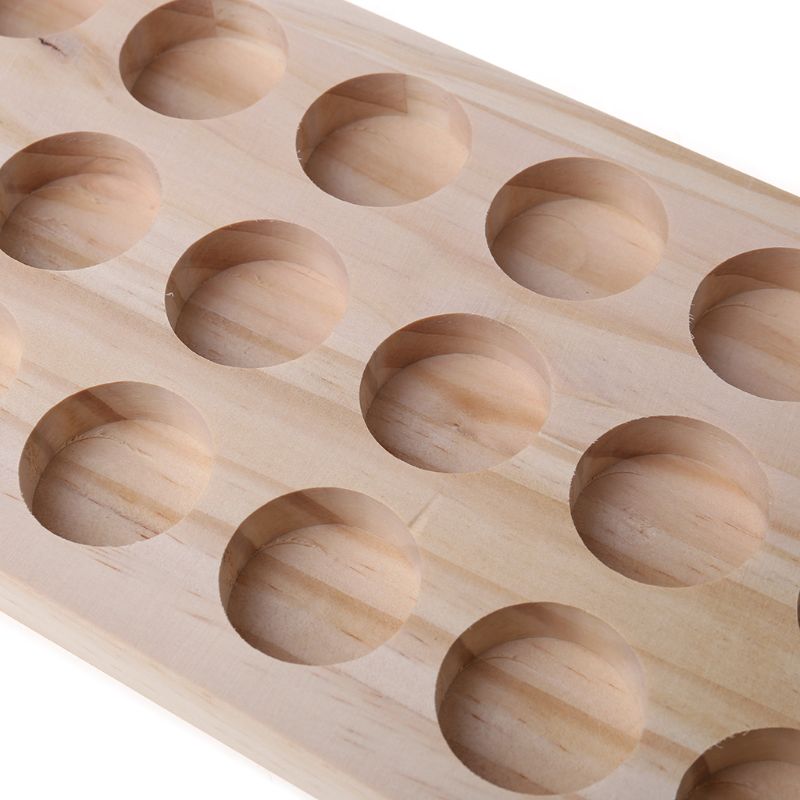 Doterui Essential Oil Box Pine Essential Oil Display Stand Custom Wooden Box — foto 5