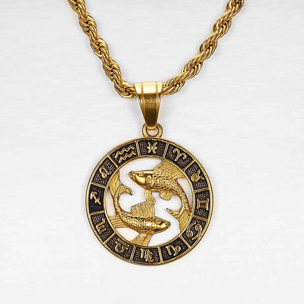 New female European and American gold necklace
