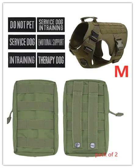 Military Tactical Dog Harness German Shepherd Adjustable
