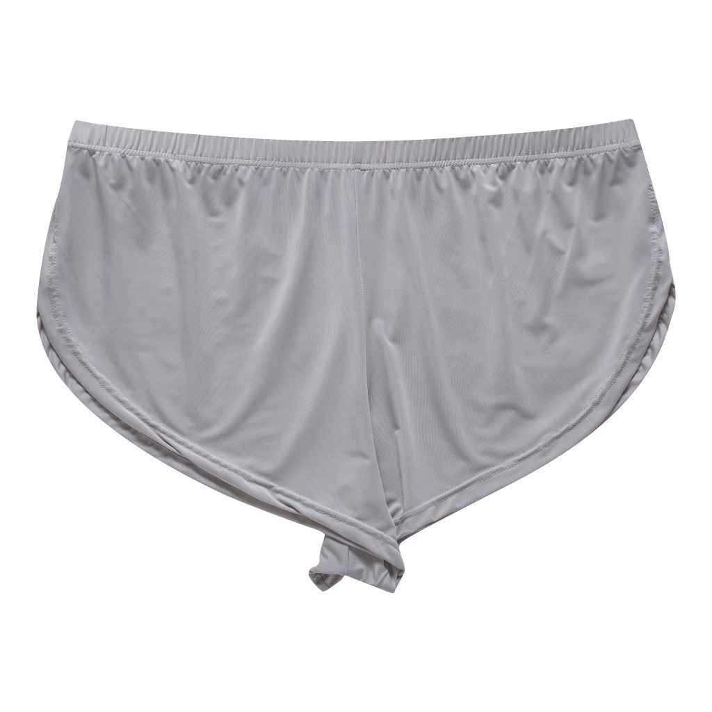 Leisure Home Shorts, Sports Boxer Underwear, Loose Split, Silky, Soft And Comfortable