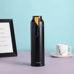Simple And Creative Outdoor Leisure Mug For Female Students Portable Handy Mug - Black - View 1