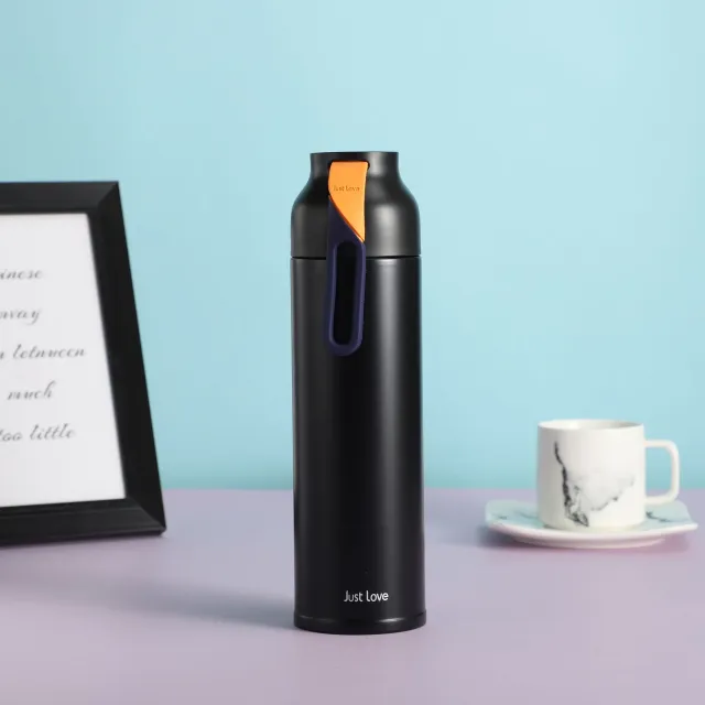 Simple And Creative Outdoor Leisure Mug For Female Students Portable Handy Mug Black - Shop at LoveMi