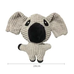 Dog Plush Vocal Toy Pet Forest Animal Cartoon Molar Bite Resistant - G - View 1