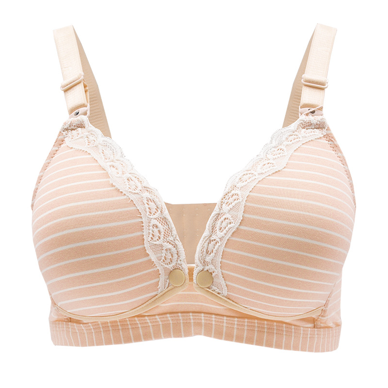 Title 4, Pure Cotton Maternal Breastfeeding Bra, Lace No...