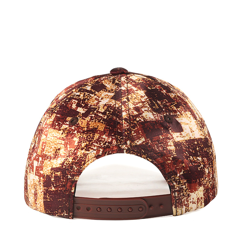 Mosaic baseball cap 3 color hat