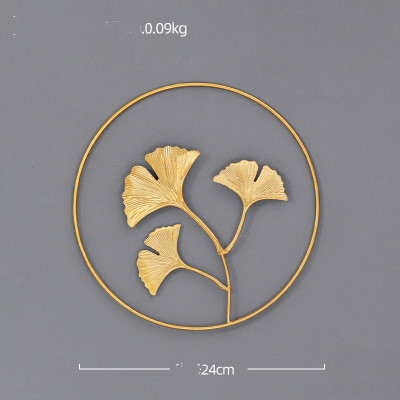 Single round ginkgo leaf