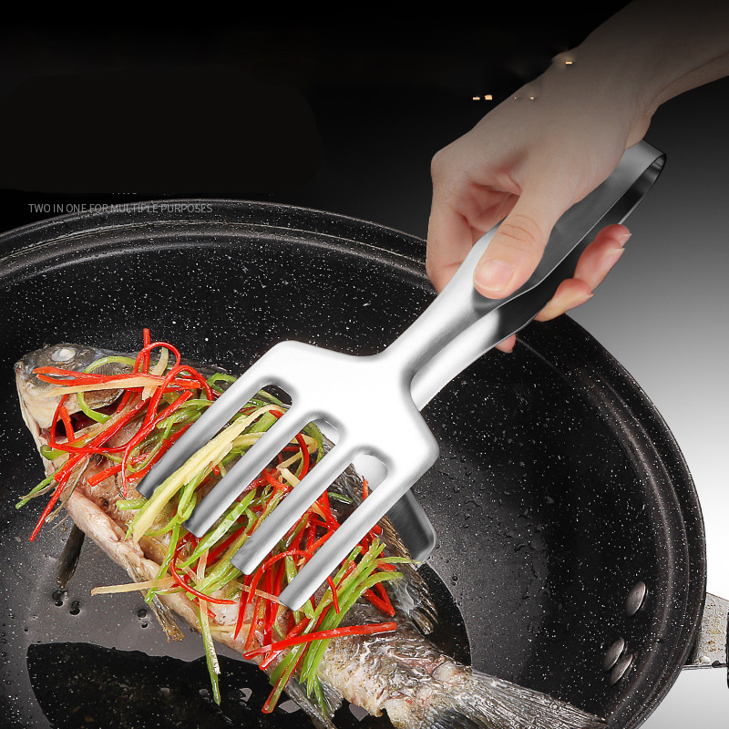 Title 2, Stainless Steel Steak Frying Spatula Roast Fish...