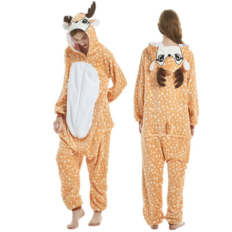 Title 3, Flannel Cartoon One-piece Pajamas