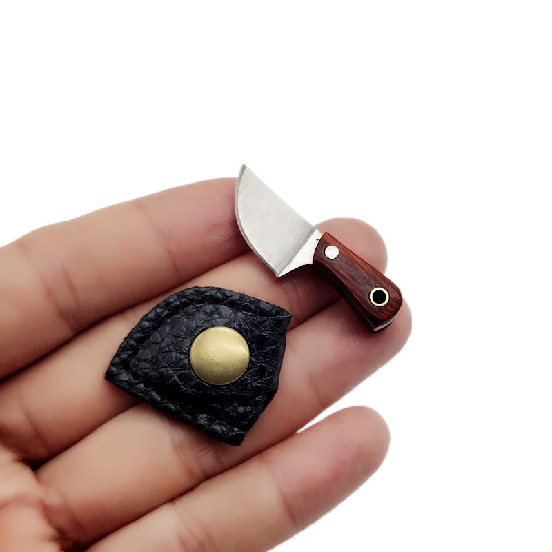 Non-folding Knife Pendant Accessory Keychain Small Kitchen Knife
