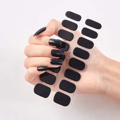 Pure Color 16 Nail Stickers