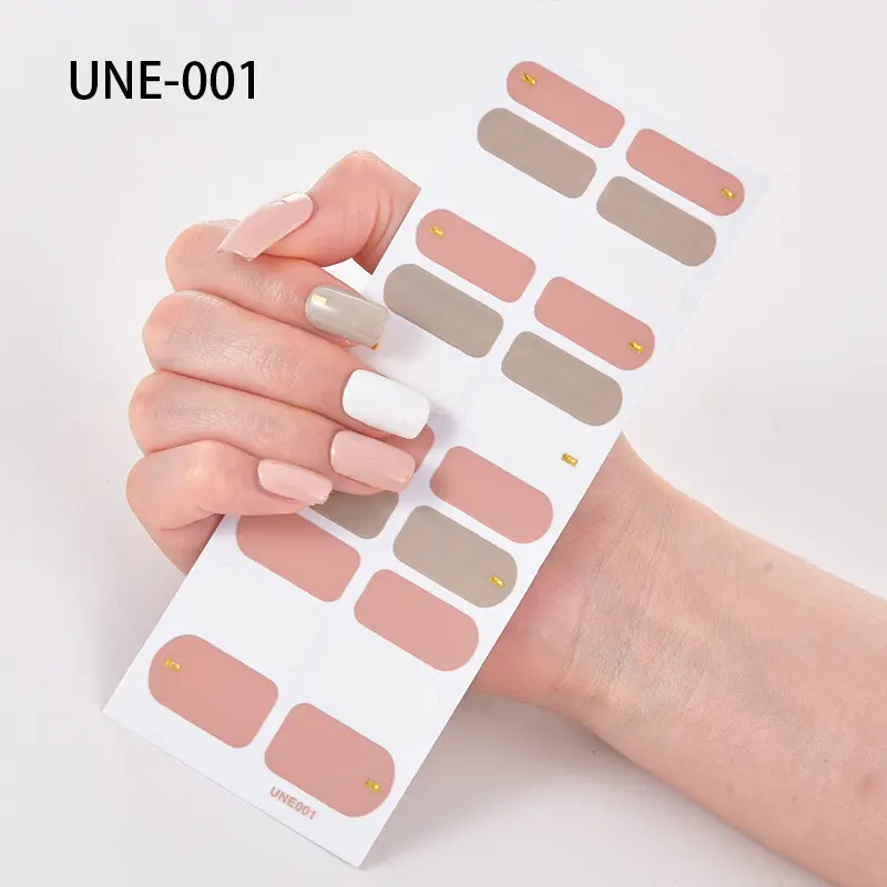 French Style Nail Stickers Waterproof and Tearable 3D Christmas