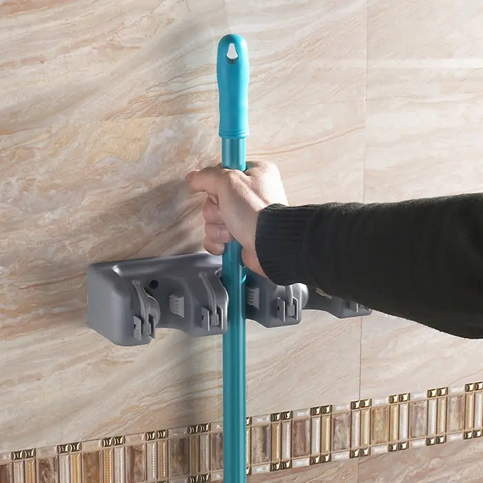 Plastic Mop Hook Wall Hanging Multifunctional Card