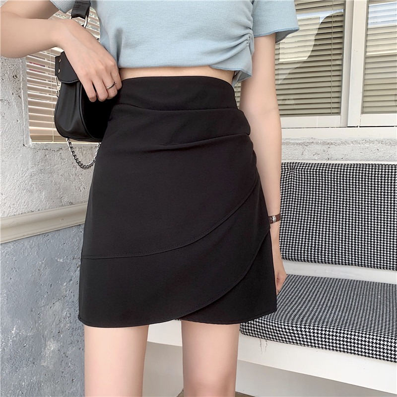 Title 1, Sommer Koreanische High-Waist-Plisseerock, Anti...